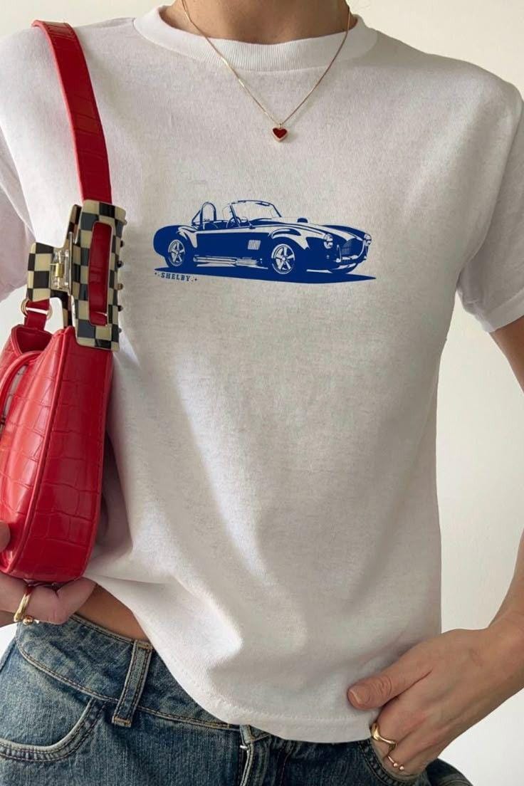 Classic Shelby Cobra Car Graphic Tee