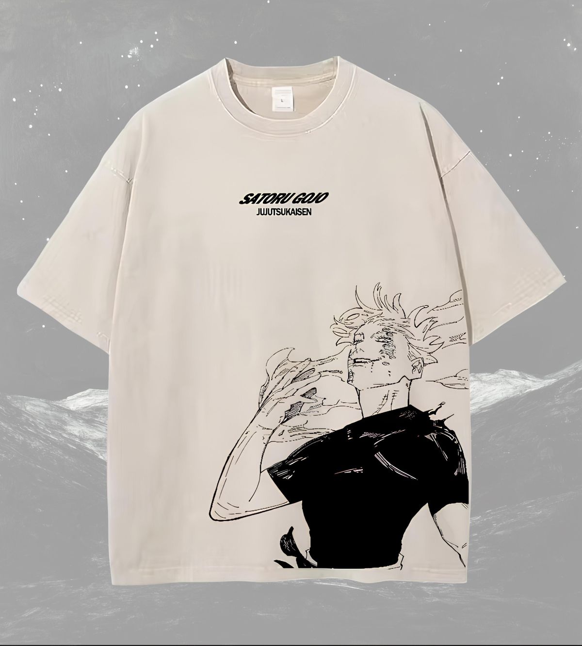 Jujutsu Kaisen Satoru Gojo Limitless Technique Oversized T-Shirt | Premium Anime Streetwear