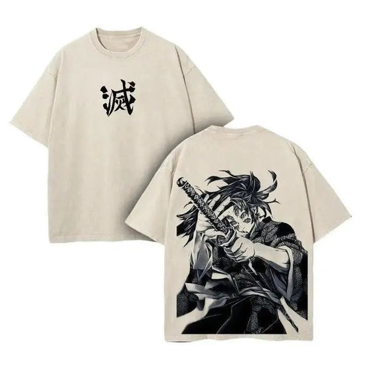 Demon Slayer Kokushibo Upper Rank 1 T-Shirt | Moon Breathing Anime Streetwear