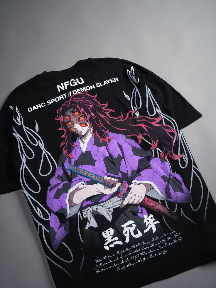 NFGU DARC SPORT // DEMON SLAYER Kokushibo Oversized Graphic Tee
